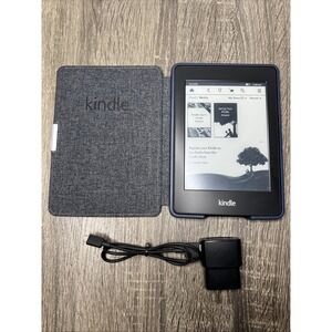 Amazon Kindle Paperwhite 5th Generation 6" 2GB Black EY21 Tested Works EUC
